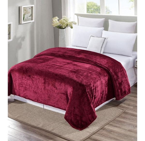 Sheradian Velvet Touch Microplush Blanket Pick Your Plum